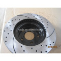 cross drilled and slotted Brake disc, brake rotor